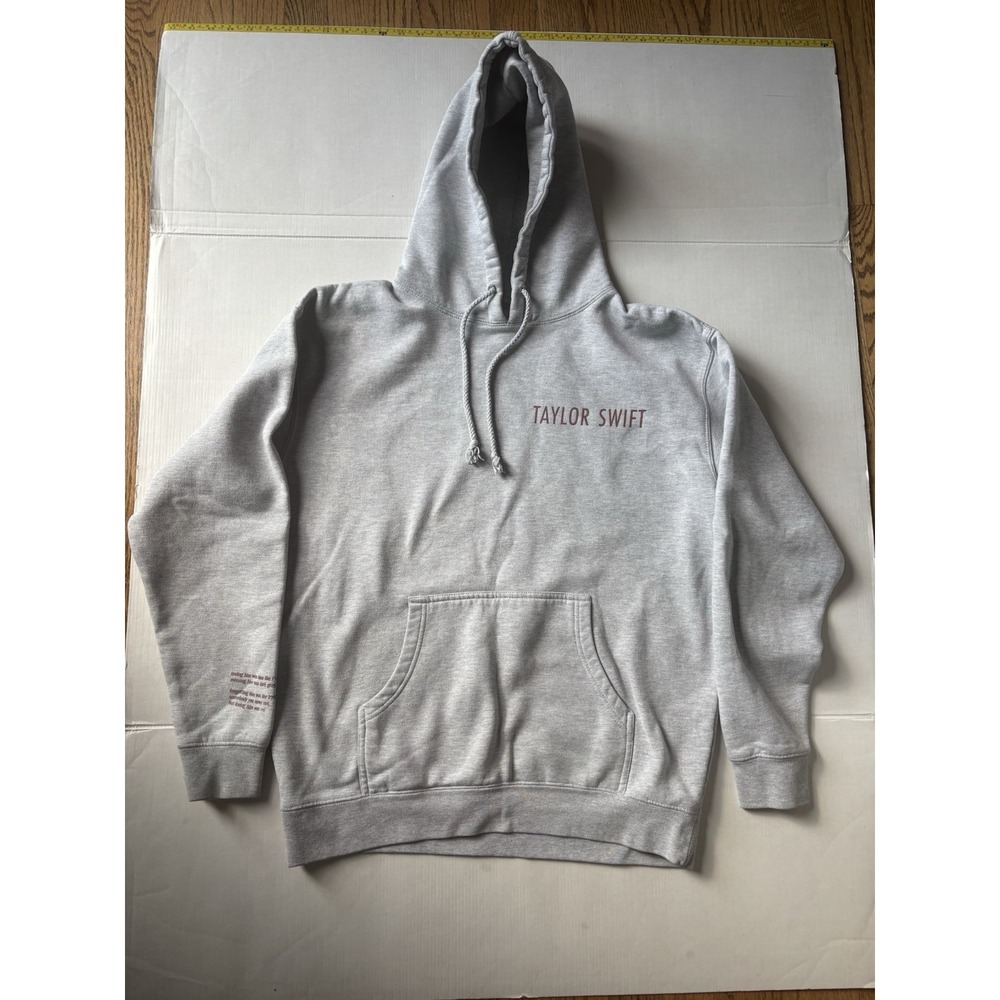 Official Taylor Swift RED Taylor's Version Gray Hoodie Eras Tour Size Large